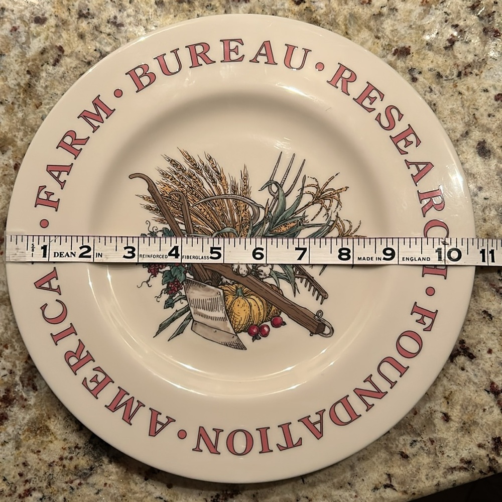 VINTAGE 1990 Tiffany & Co. American Farm Bureau Collector Plate - Picture 6 of 6